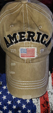 American Flag and Graffiti Hats - Assorted