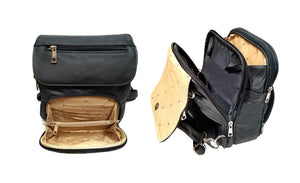 Leather Concealment Backpack (7087)