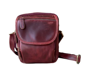 Wax & Oiled Leather Concealment Crossbody Bag (7015)