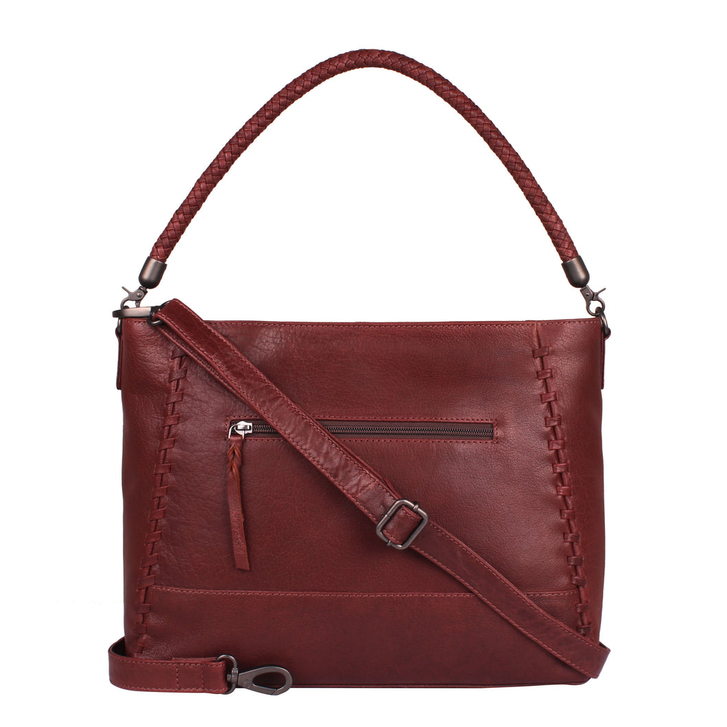 Lacey Leather Tote